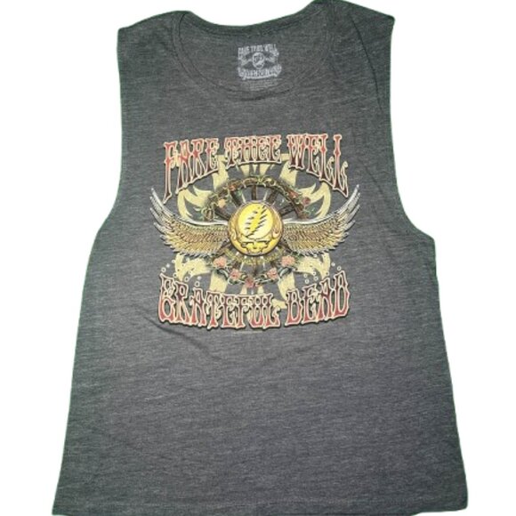 Grateful Dead Fare Thee Well Gray Tank Top - Picture 2 of 5